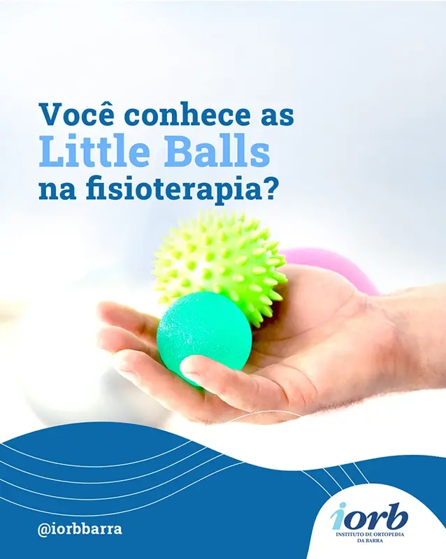 Post sobre as little balls na fitioterapia
